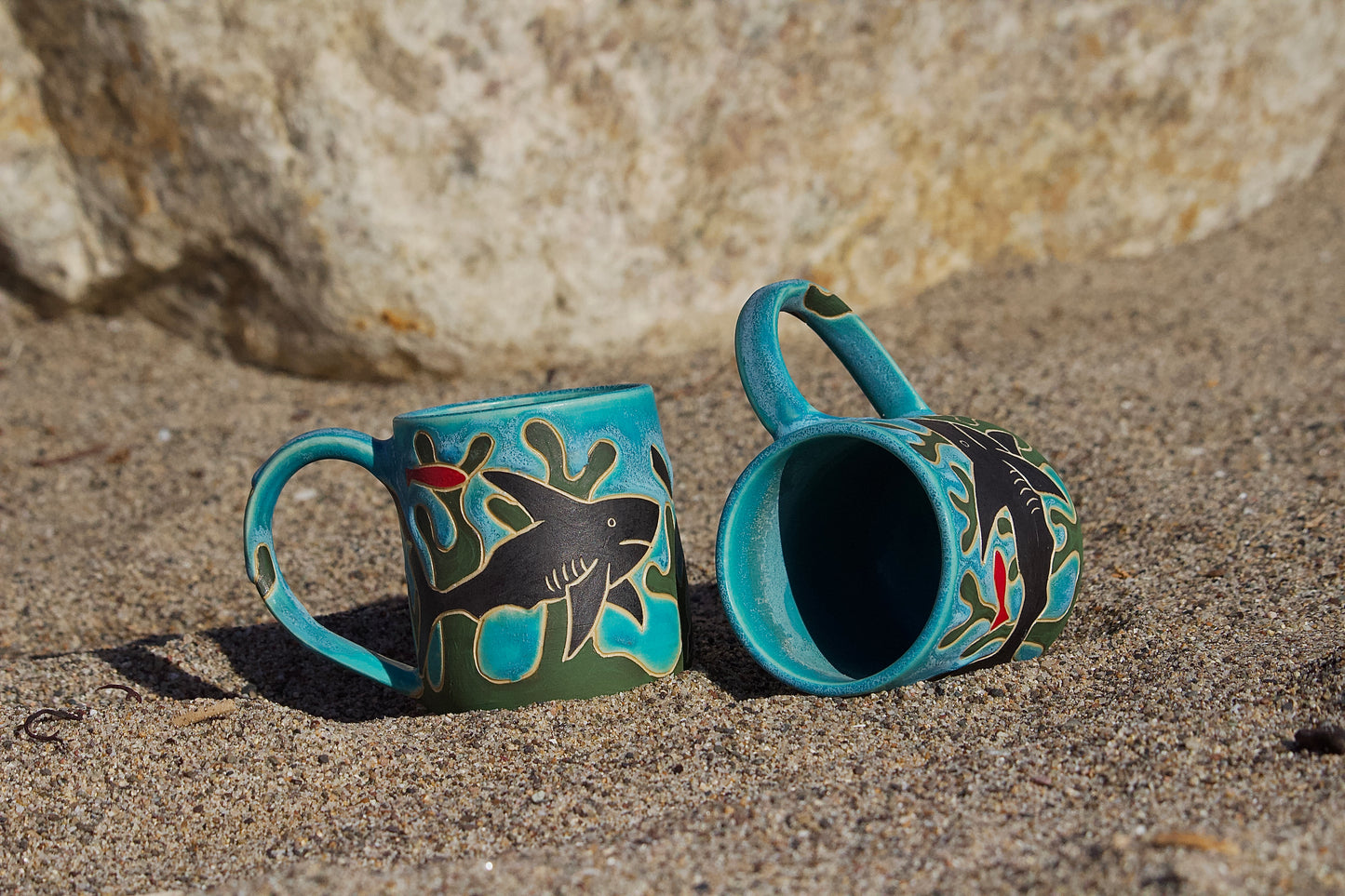 Blue Shark Mug