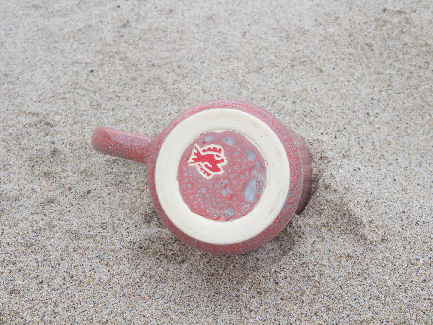 Red Tide Glaze Tall Mug