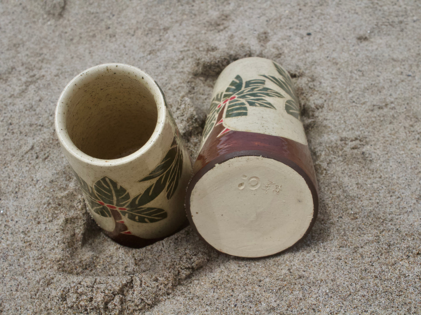 Coconut Tree Vases (Comes as a Set)