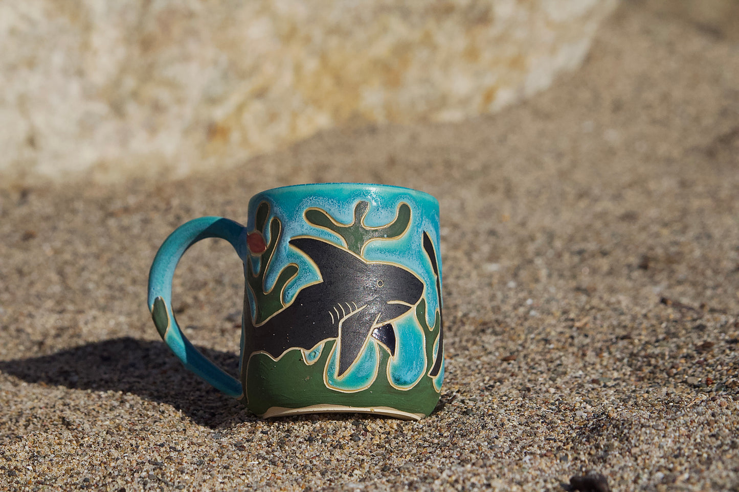 Blue Shark Mug