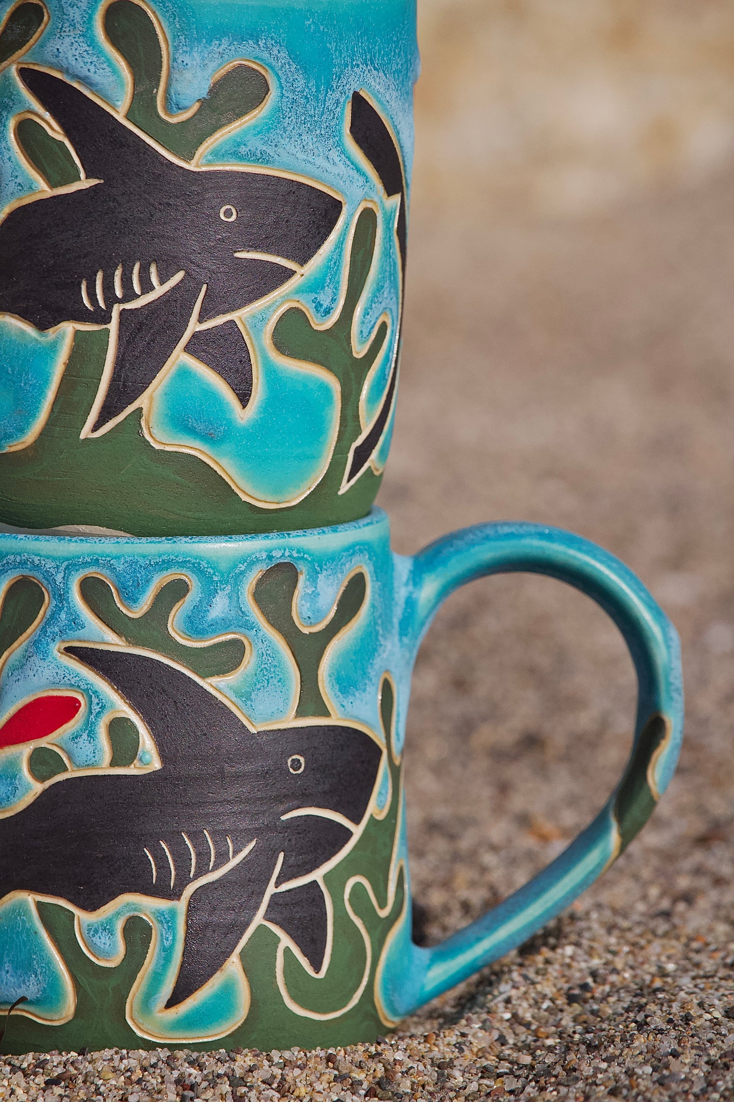 Blue Shark Mug