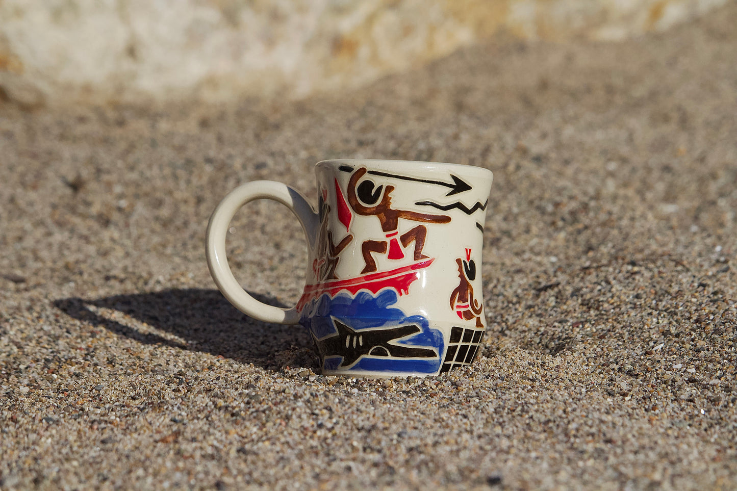 Upside-Down Shark Mini Mug
