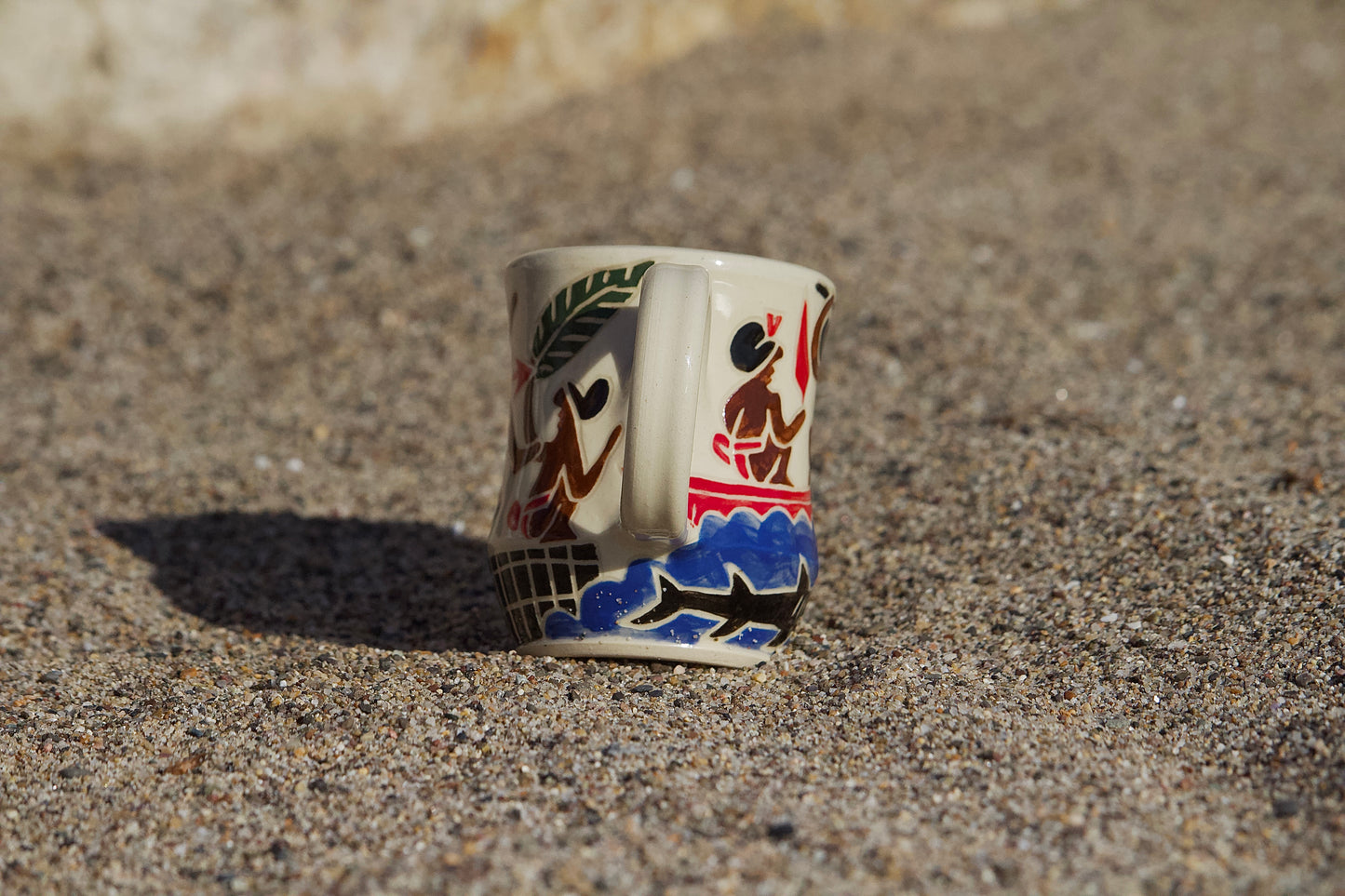 Upside-Down Shark Mini Mug