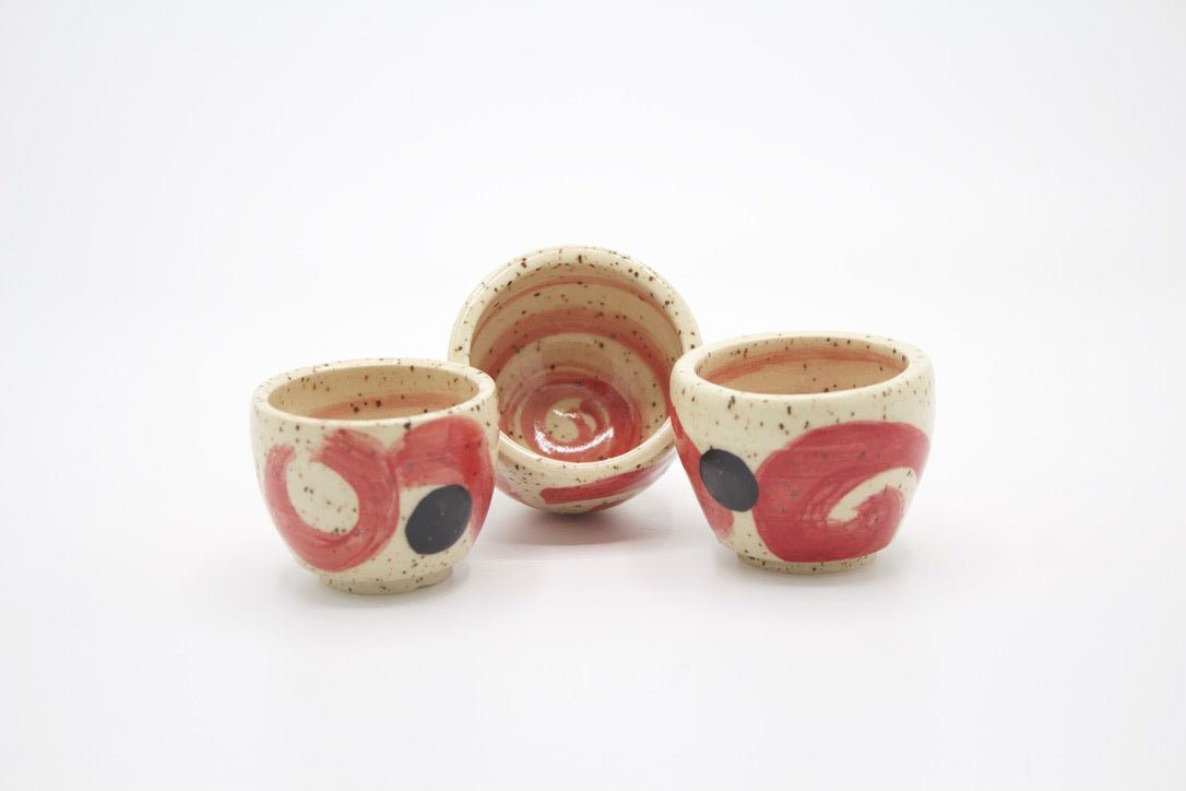 Speckled Koi Sake set (3 cup)