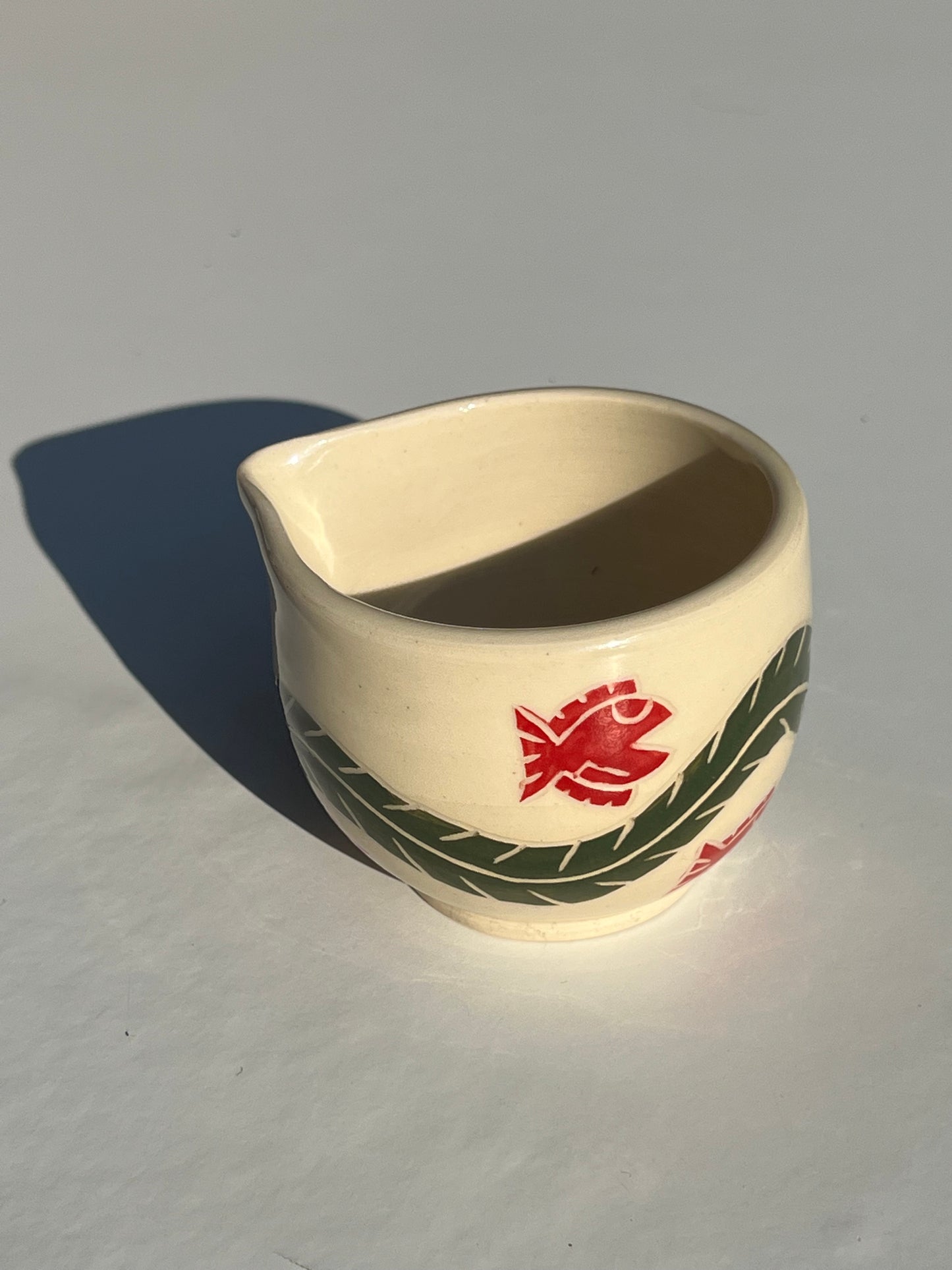 Reef fish Spouted Bowl